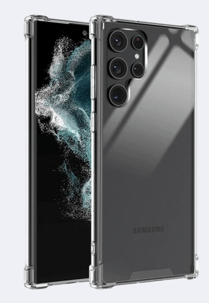 Läpinäkyvä Silikonisuojakuori Samsung S20 Plus