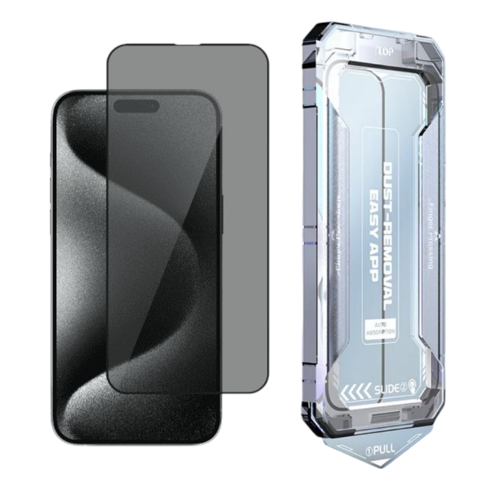 Apple iPhone 12 Pro Max Panssarilasi - Asennuskehikolla, Privacy