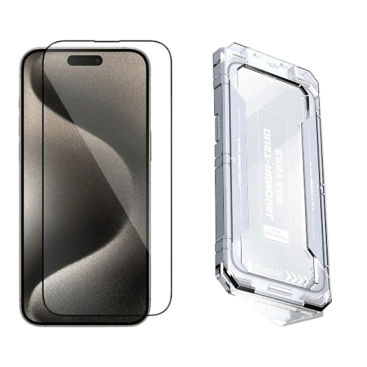 Apple iPhone 13 Pro Max Panssarilasi - Asennuskehikolla, Kirkas