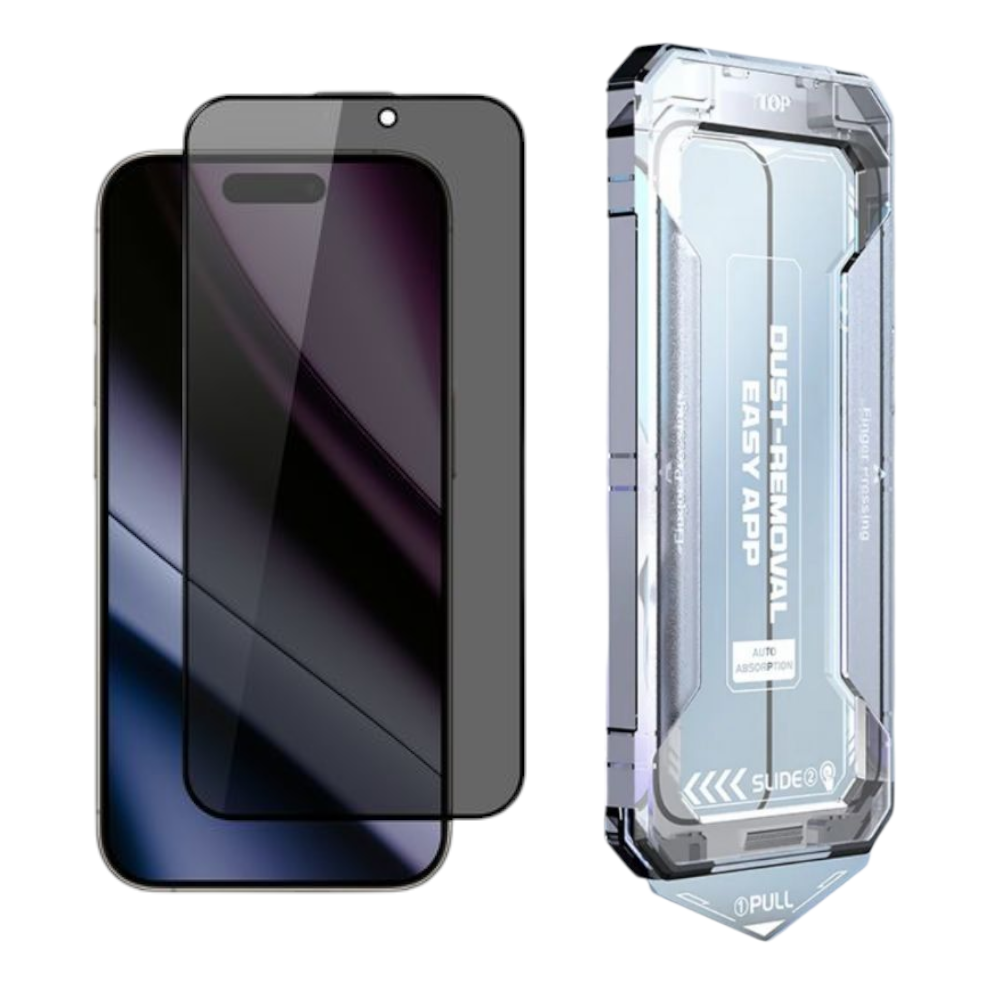 Apple iPhone 14 Pro Panssarilasi - Asennuskehikolla, Privacy