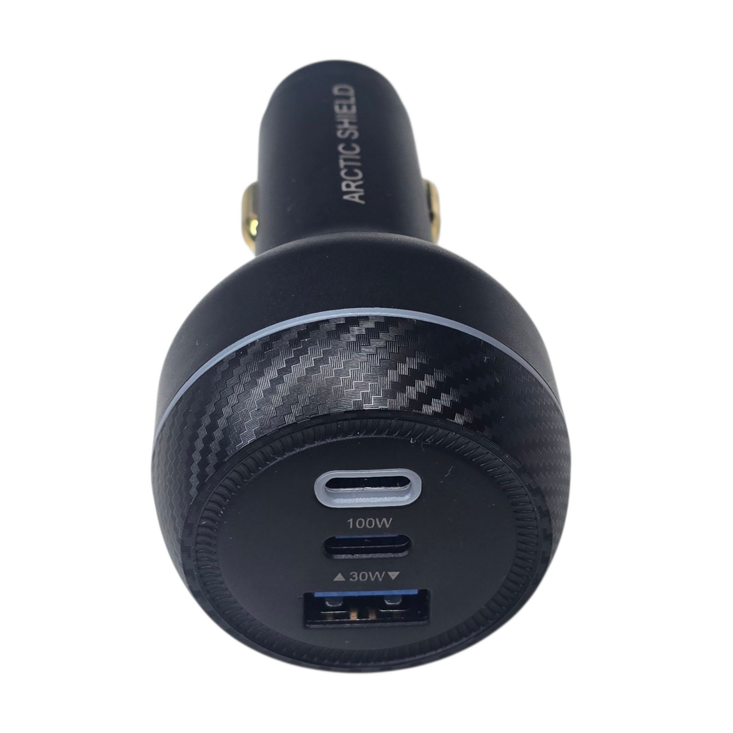 Arctic Shield 130 W USB-C autolaturi – kolme porttia, 100 W + 30 W teho