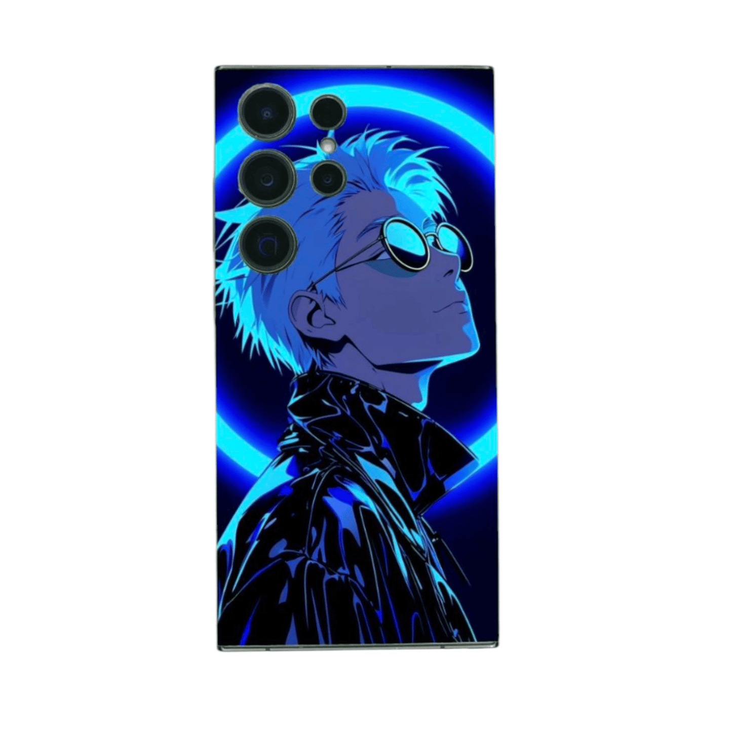 Arctic Shield BackSkin – Neon Shadow puhelimessa