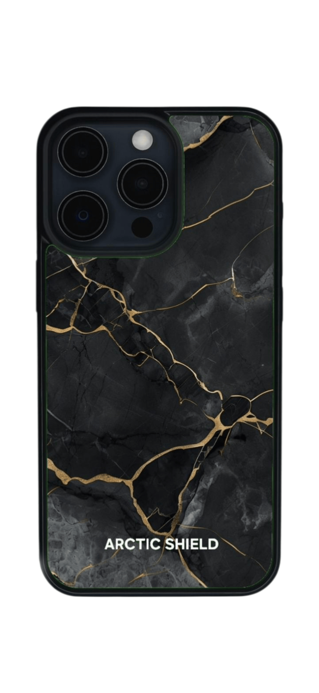 iPhone 11 Pro Arctic Shield Musta Marmori Magneettinen Suojakuori