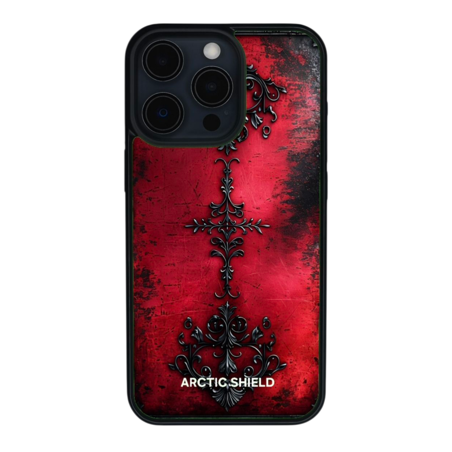 iPhone 11 Pro Max Magsafe kuori – goottityylinen punainen design Arctic Shield