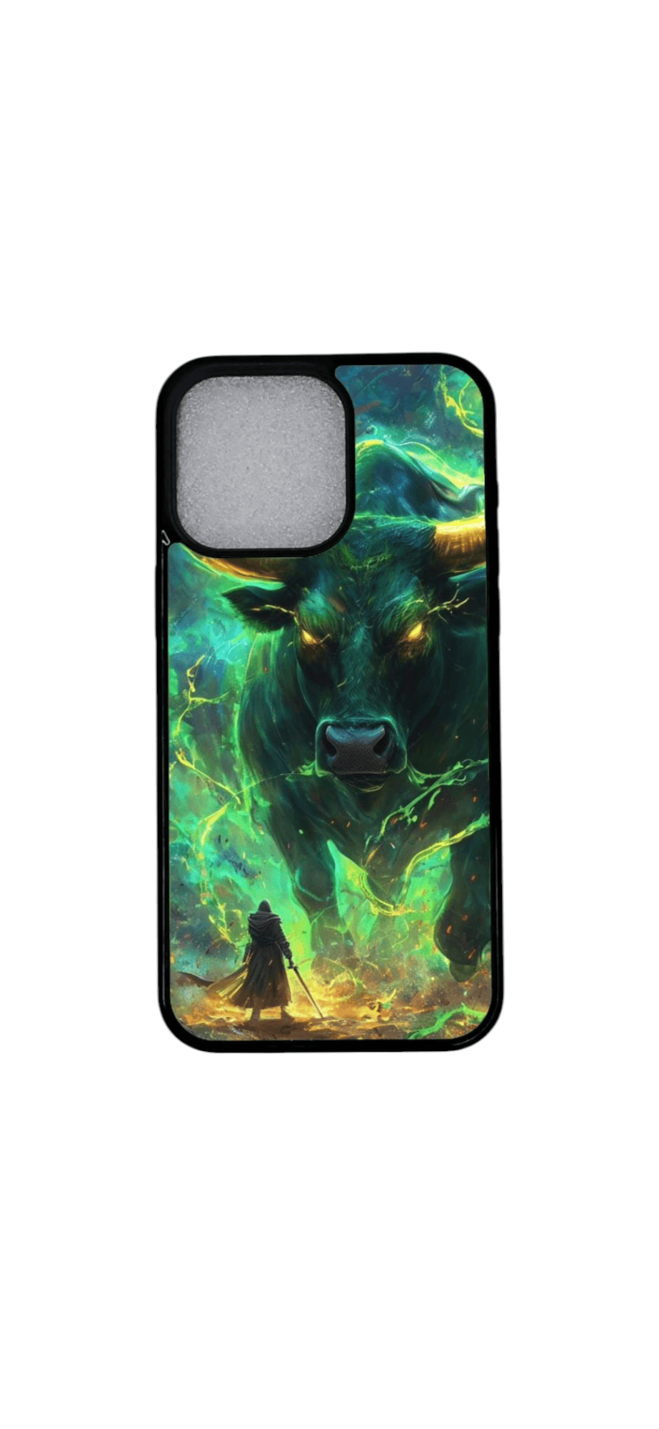 Dark Eclipse Warrior -design iPhone-kuorelle MagSafe-magneetilla