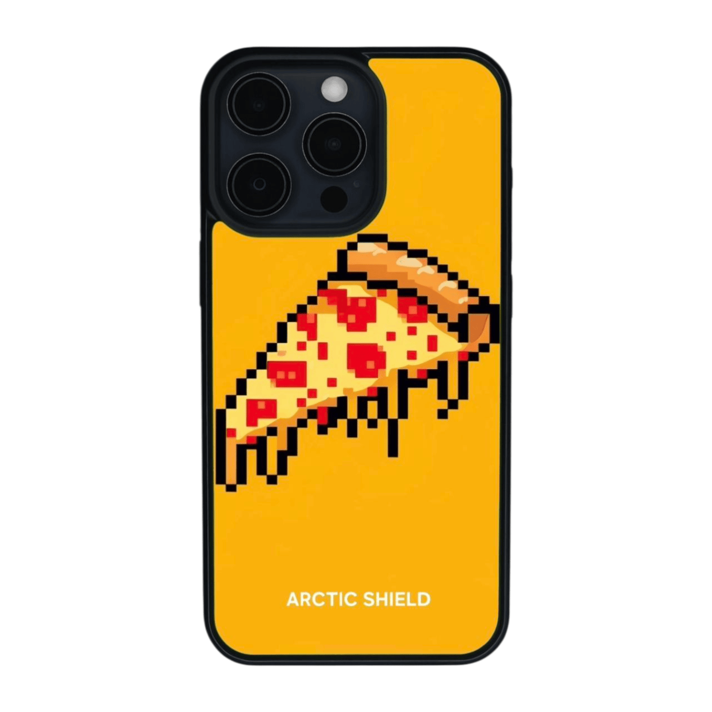 iPhone 12 mini Magsafe kuori – retro 8-bittinen pizzapalan design, Arctic Shield