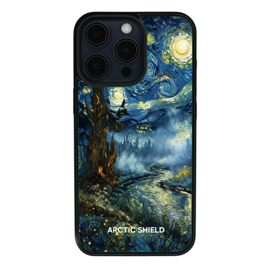 iPhone 13 MagSafe suojakuori – tähtitaivas ja metsä