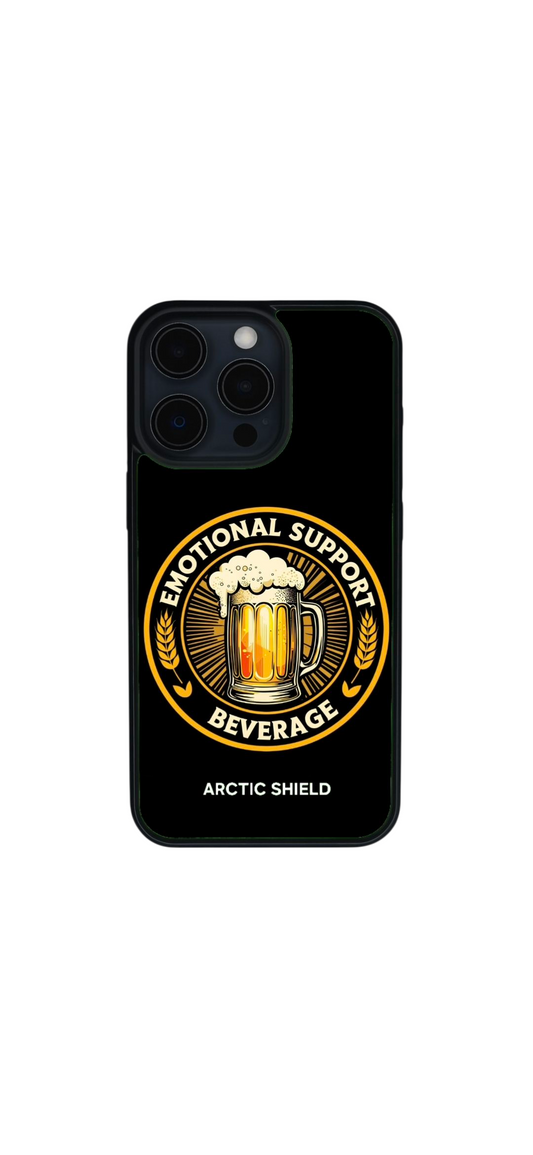 iPhone 13 Pro Max Magsafe suojakuori – Emotional Support Beverage oluttuoppi design