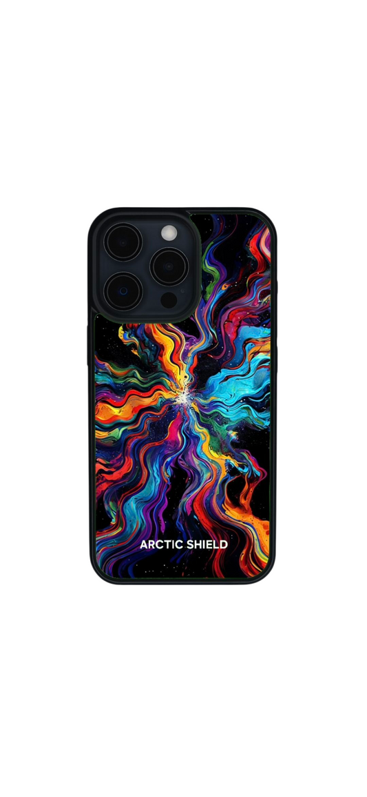 iPhone 13 Pro Max Magsafe suojakuori – väriräjähdysdesign ja Arctic Shield tyyli