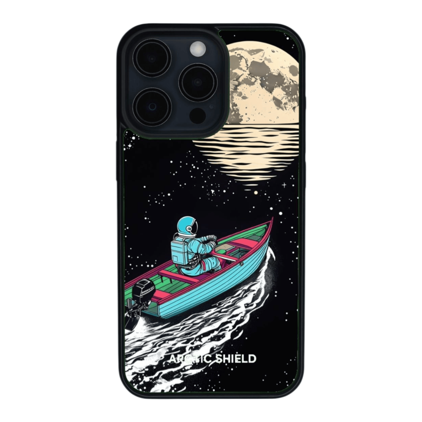 iphone 14 plus astronaut boat moon back
