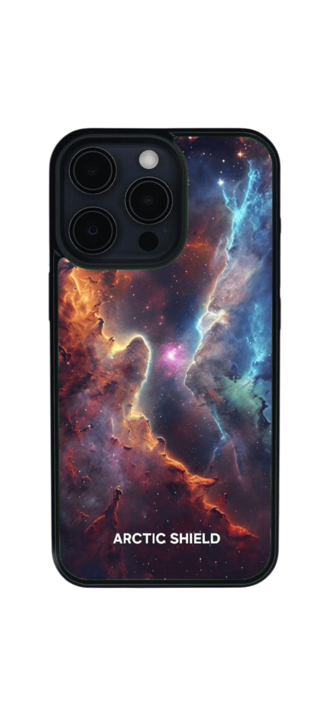 iPhone 15 Pro MagSafe suojakuori – Avaruus Arctic Shield takakuva