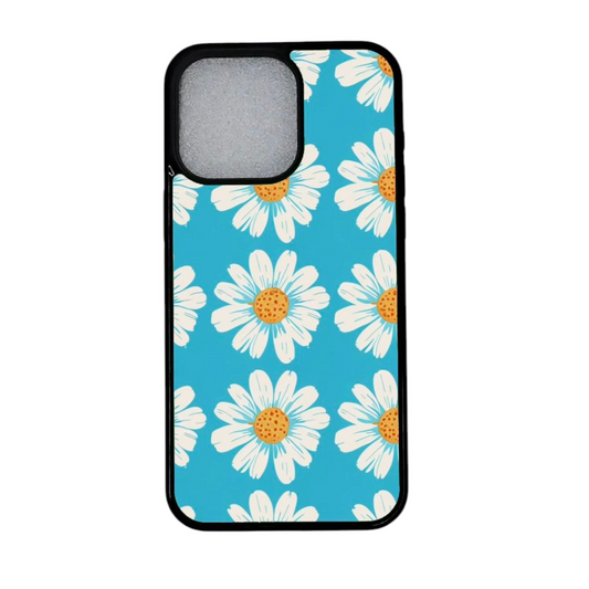 Apple iPhone 16 Plus suojakuori – Päivänkakkara design – etukuva