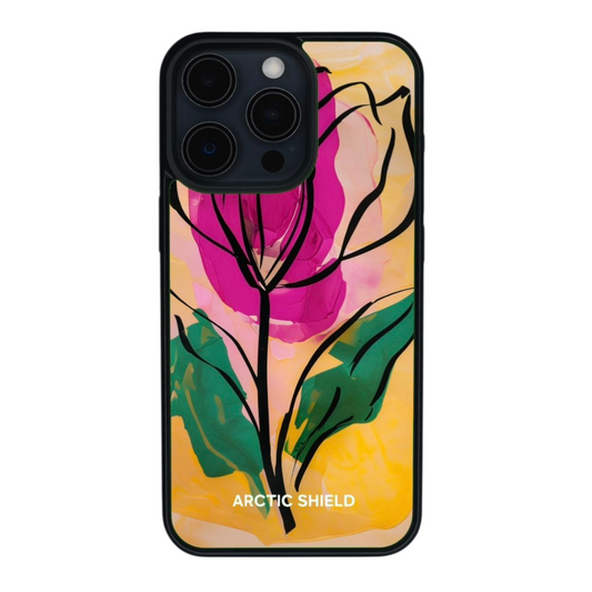 iPhone 16 Plus Magsafe suojakuori – kukkadesign ja Arctic Shield tyyli