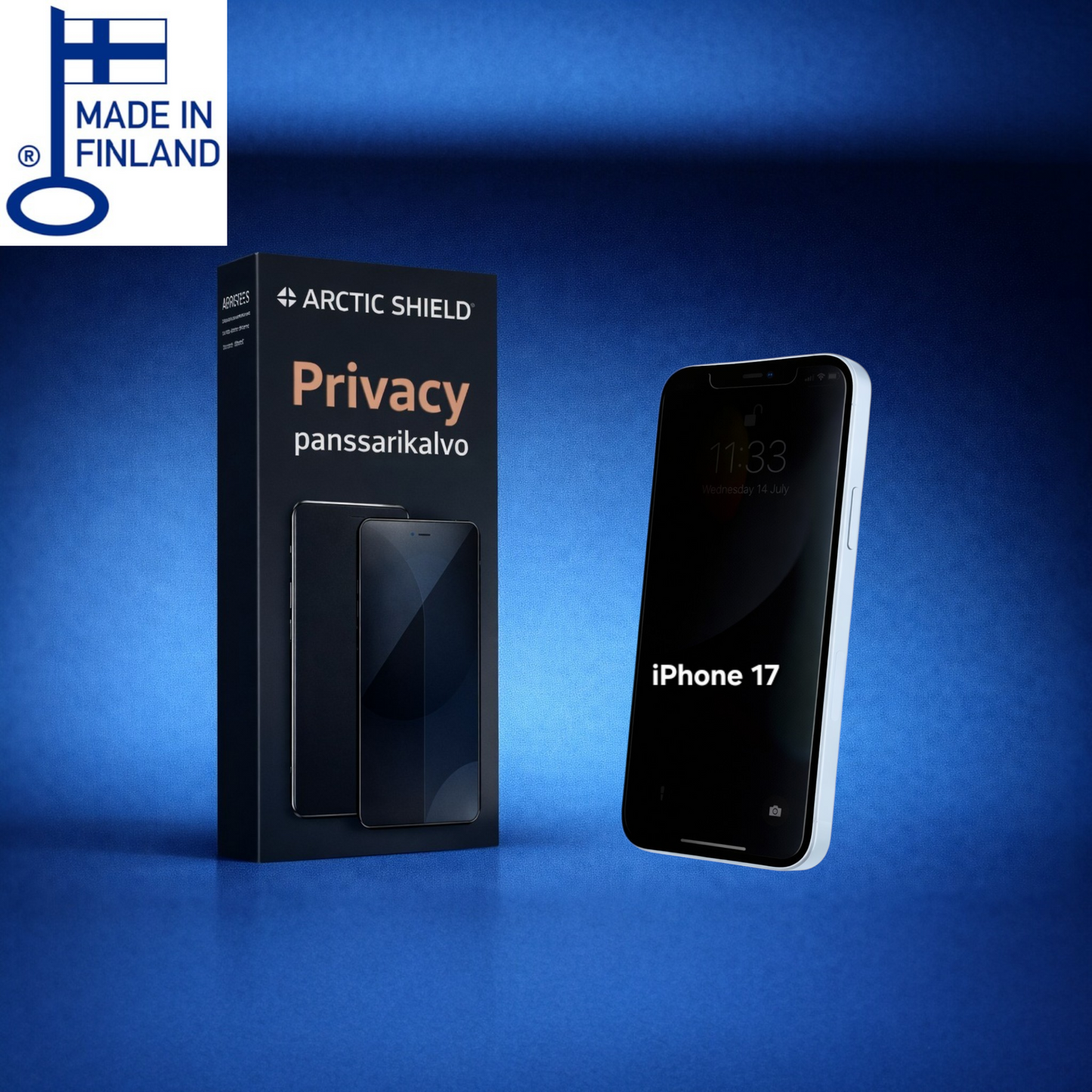 iPhone 17 privacy näytönsuoja panssarikalvo yksityisyyssuojalla