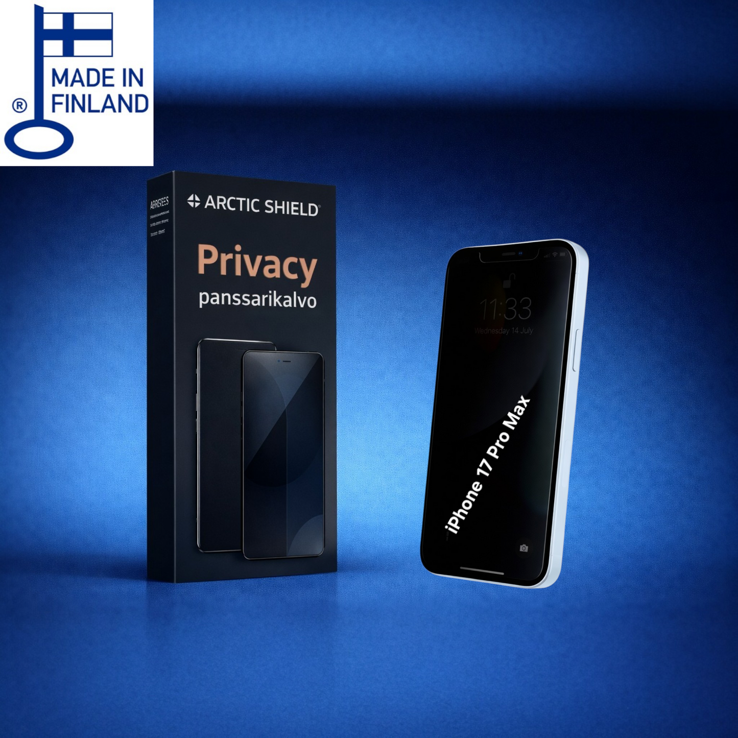 iPhone 17 Pro Max privacy näytönsuoja panssarikalvo yksityisyyssuojalla