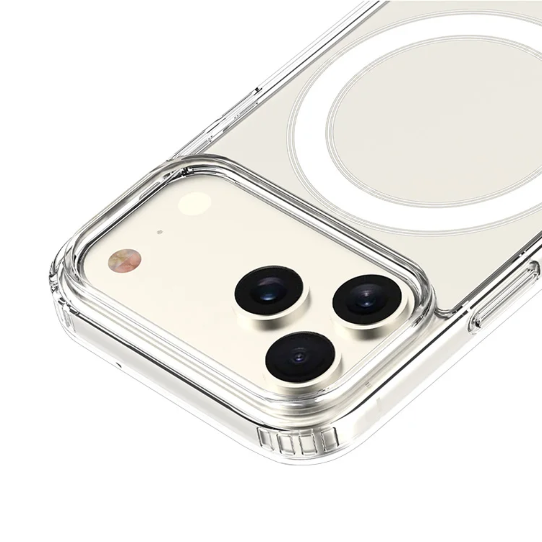 iPhone 17 Pro Max kirkas MagSafe suojakuori – iskunkestävä TPU-malli