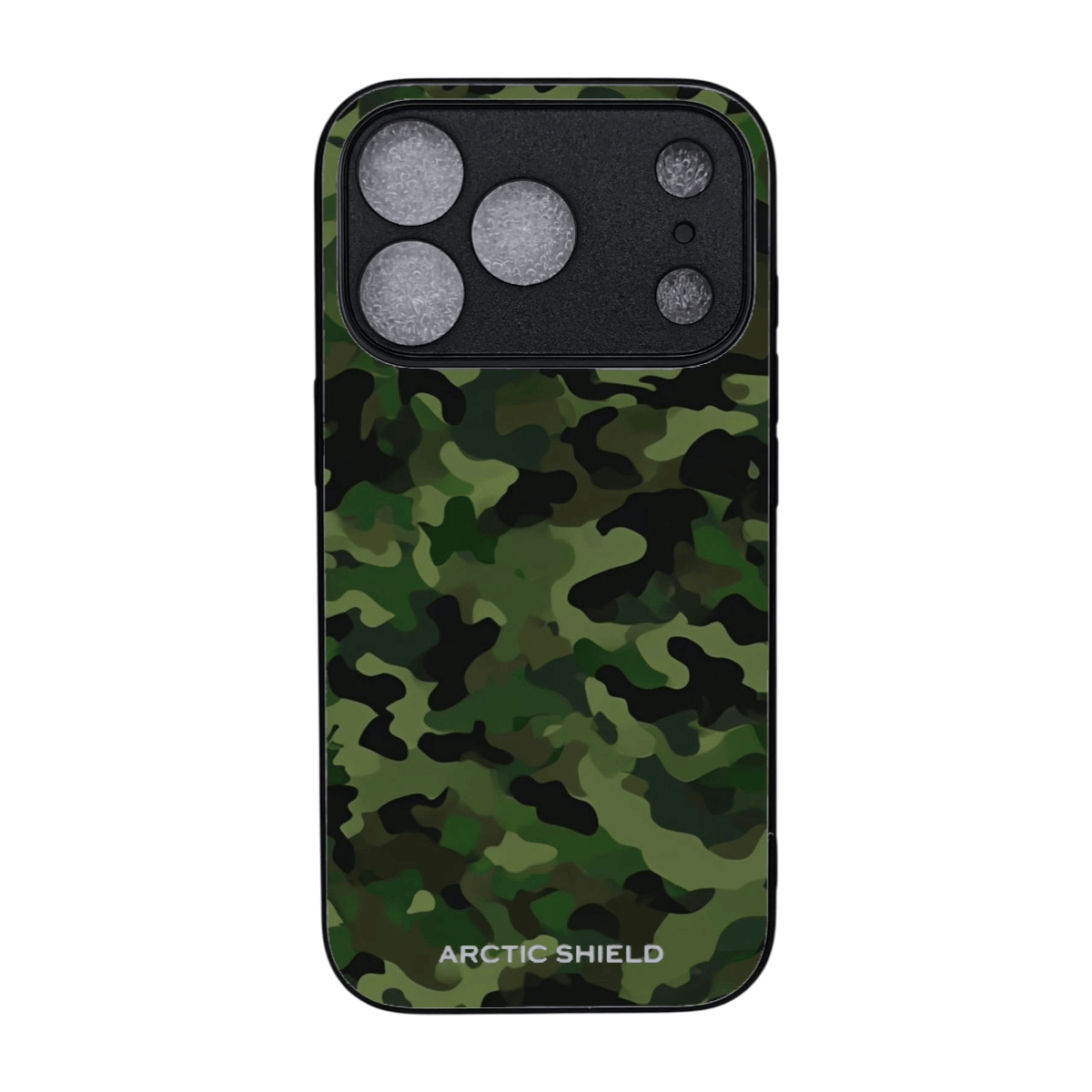 iPhone 17 Pro suojakuori MagSafe yhteensopiva – Arctic Shield maastokuvio camouflage design