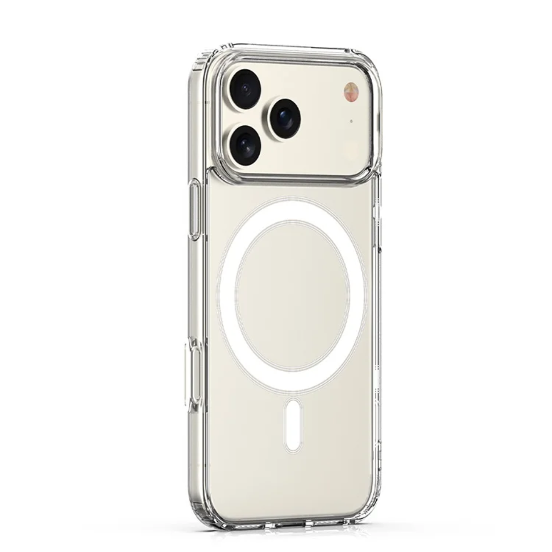 iPhone 17 Pro MagSafe suojakuori – kirkas ja langattomaan lataukseen sopiva