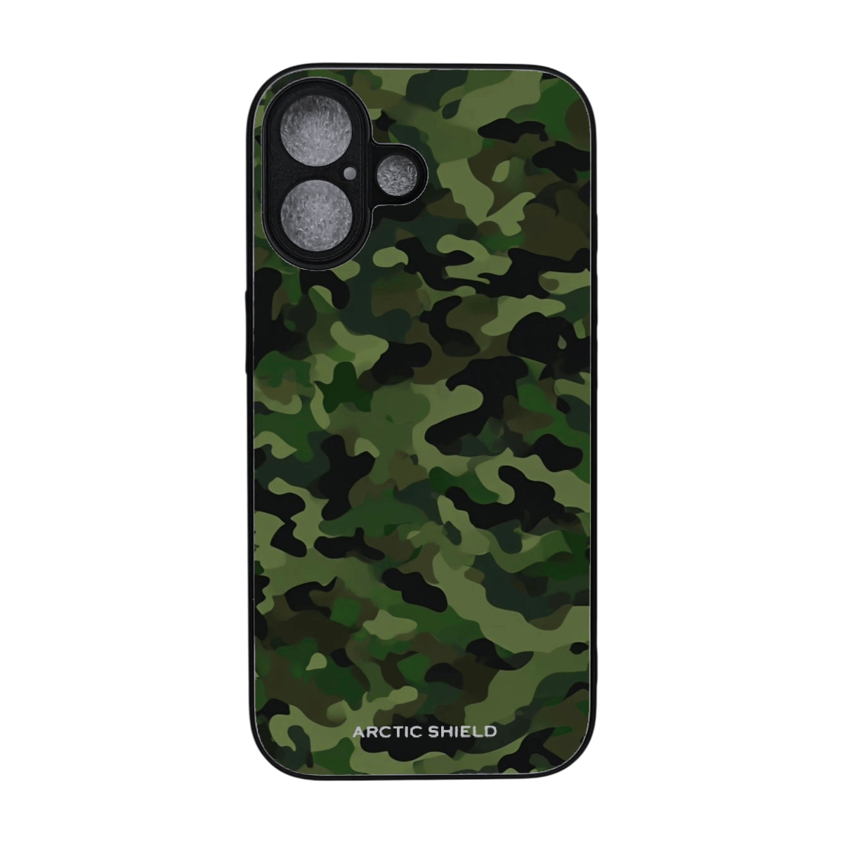 iPhone 17 suojakuori MagSafe yhteensopiva – Arctic Shield maastokuvio camouflage design