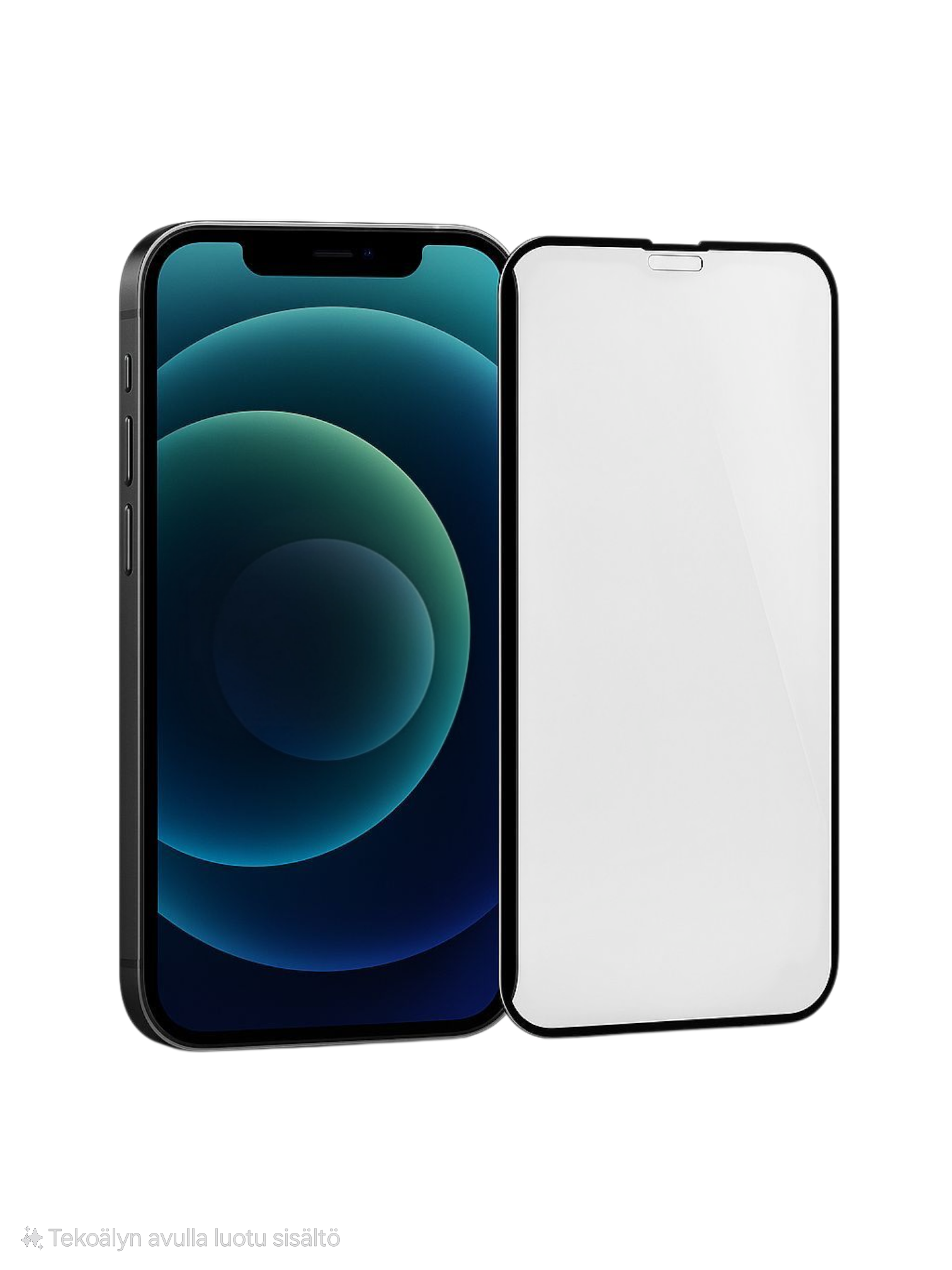Karkaistu iPhone XS näytönsuoja – panssarilasi erillään puhelimesta