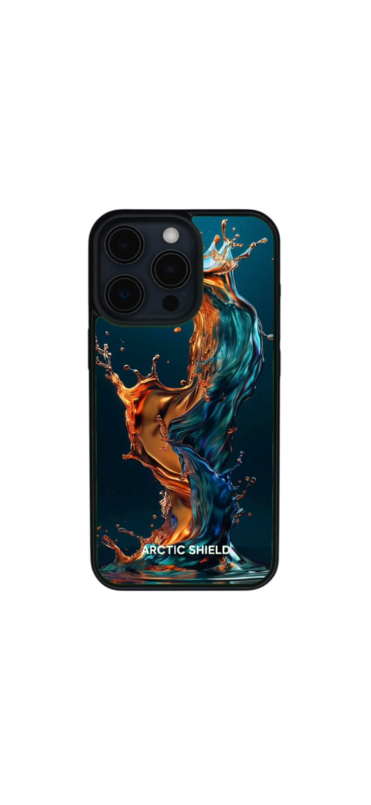 iPhone XS Max suojakuori Arctic Shield vesiroiske – eläväinen vesi- ja tuliroiske