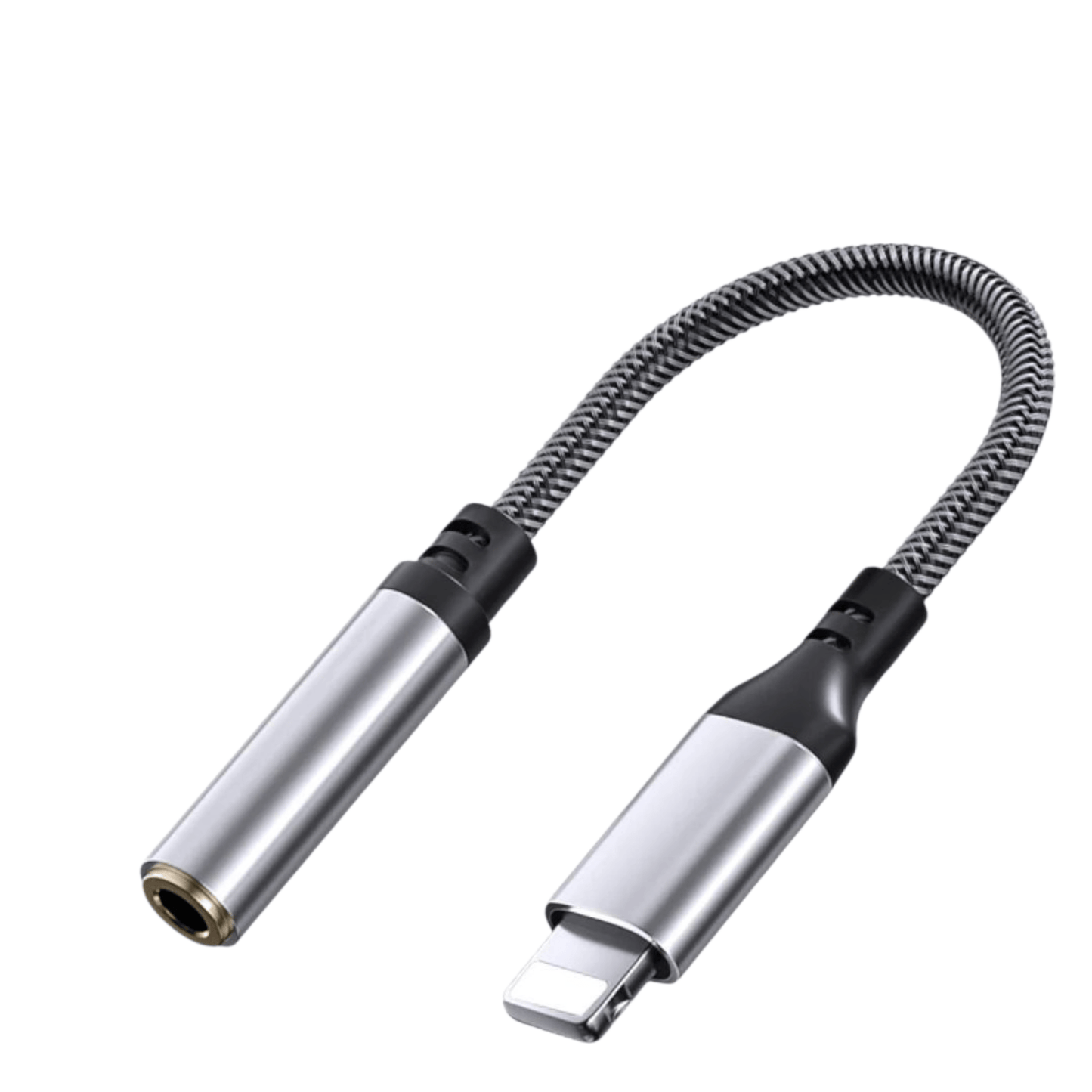 3.5 mm kuulokeadapteri sinisellä iPhonella