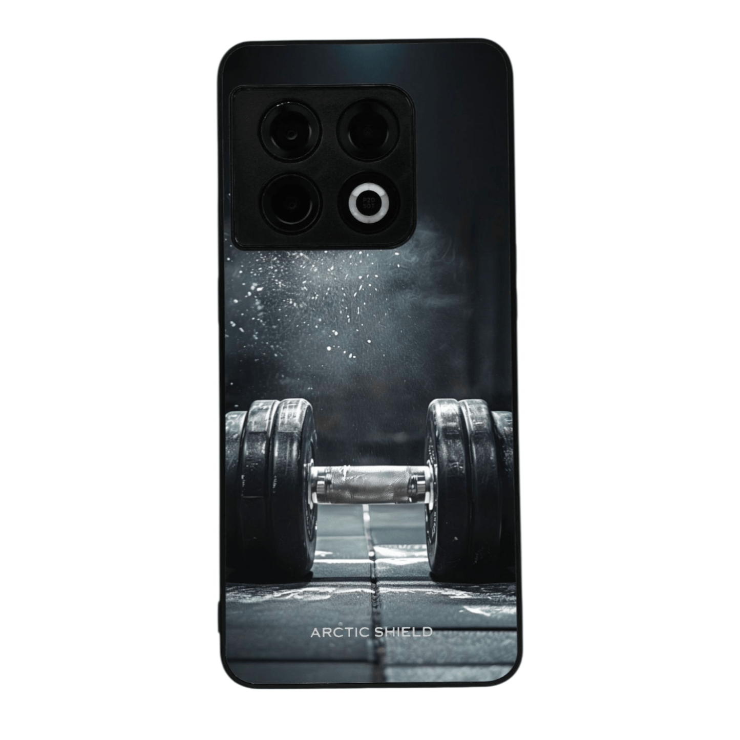 OnePlus 10T älykäs Dumbbell-suojakuori – mattamusta
