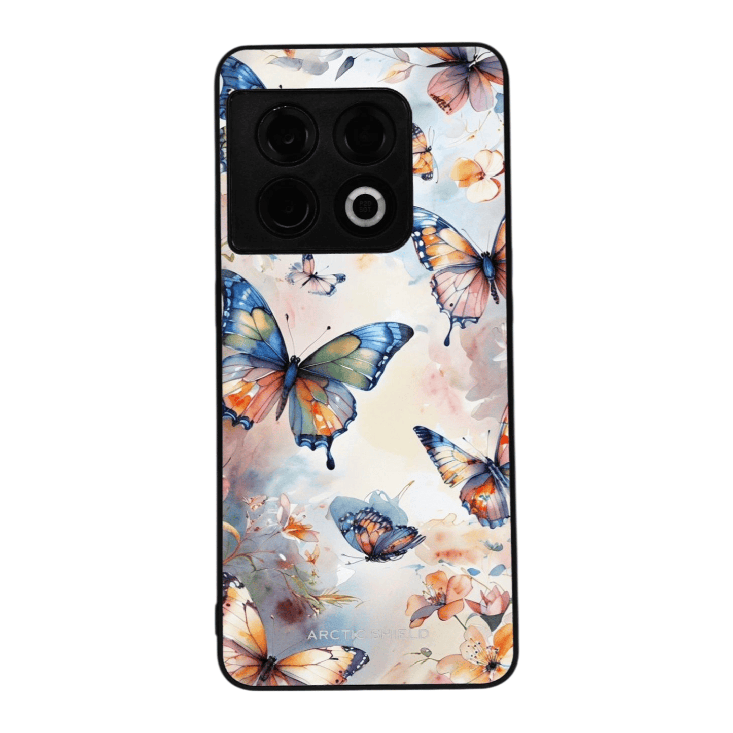 OnePlus 10T Butterfly Dream -suojakuori – pastellisävyiset perhoset ja vesivärimäinen tausta