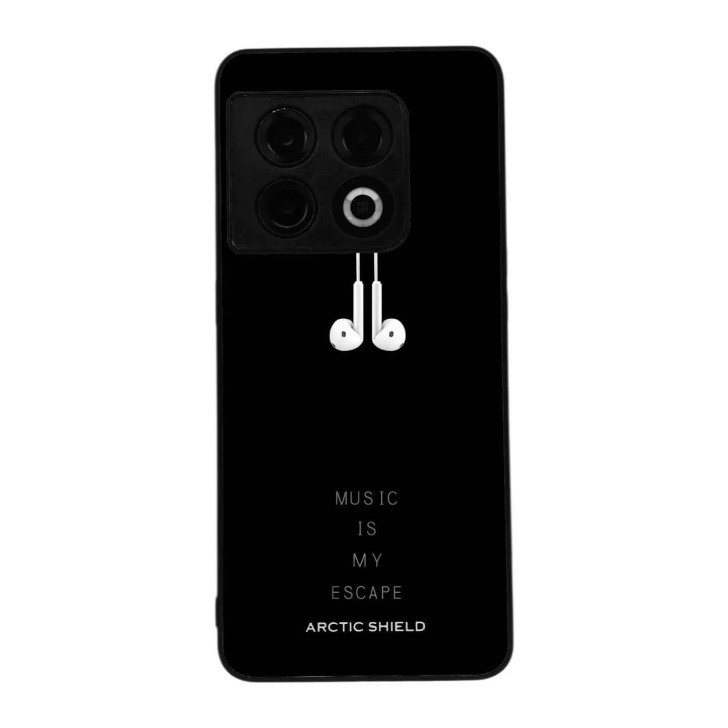 OnePlus 12R Music Escape -suojakuori – kuulokegrafiikka