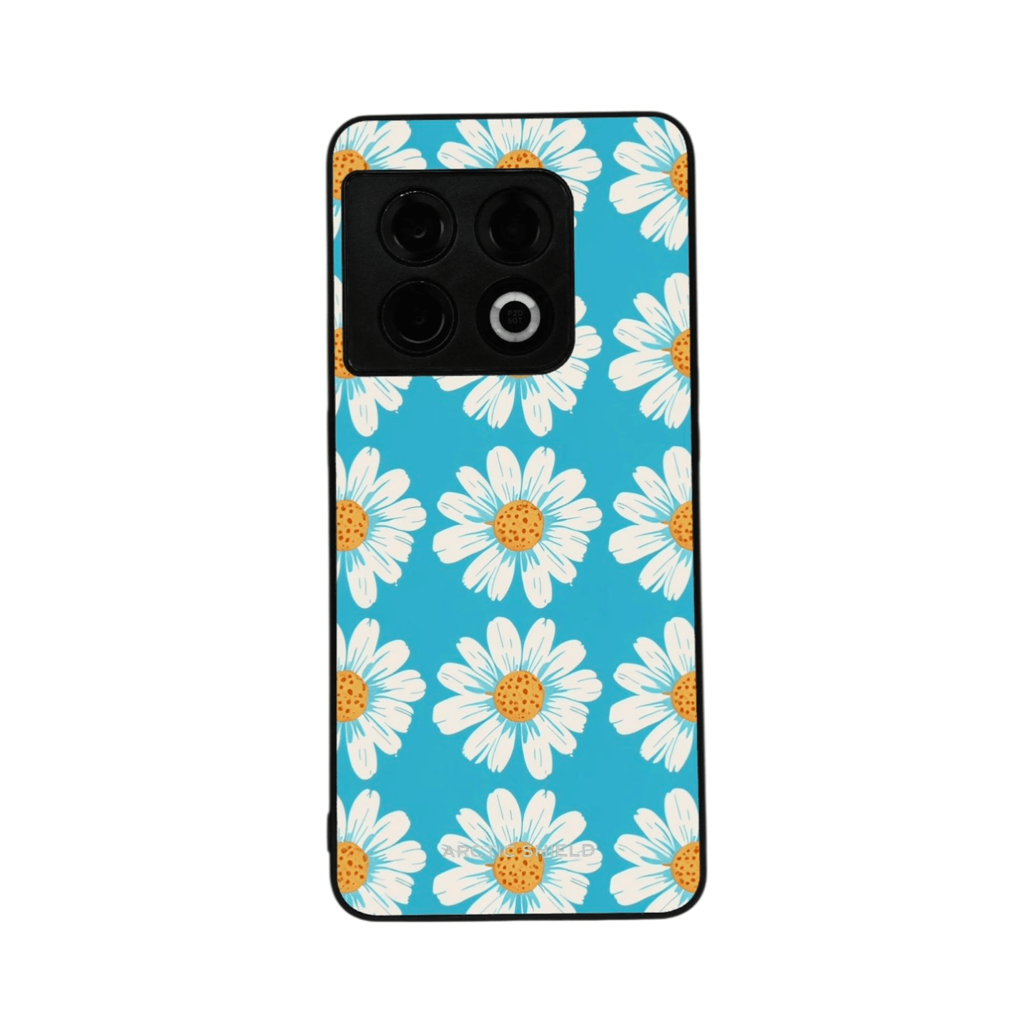 OnePlus 7 ja 6T Arctic Shield -suojakuori – valkoiset kukat