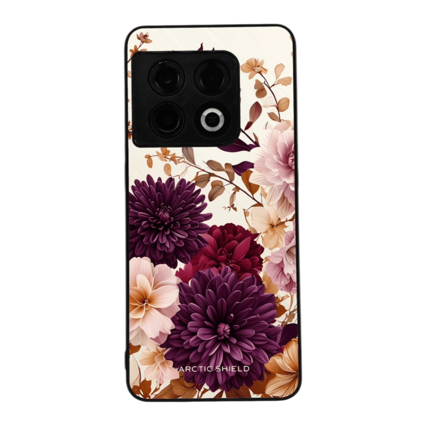 OnePlus Nord 2 kuori Arctic Shield kukkakuvio – violetit kukat