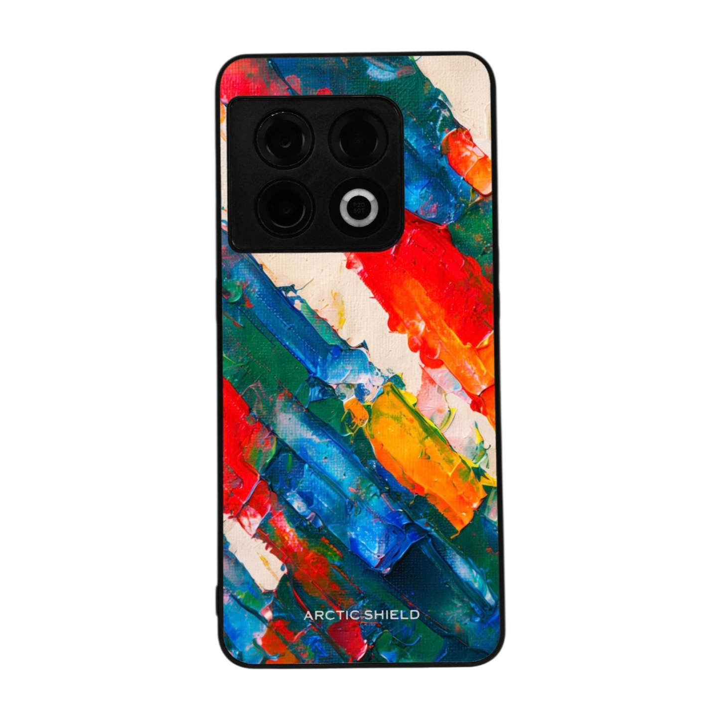 OnePlus Nord 4 Arctic Shield kuori – pystysuora väriläiskäkuvio