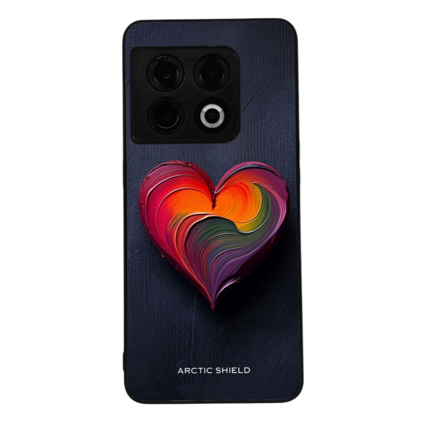 OnePlus Nord 4 Arctic Shield kuori – pystysuora värisydän tummalla