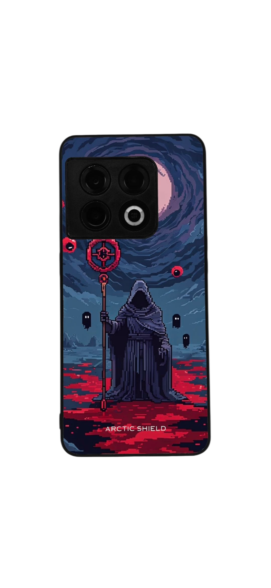 🟩 Alt-teksti kuvalle
OnePlus Nord 4 Arctic Shield -suojakuori – synkkä velho