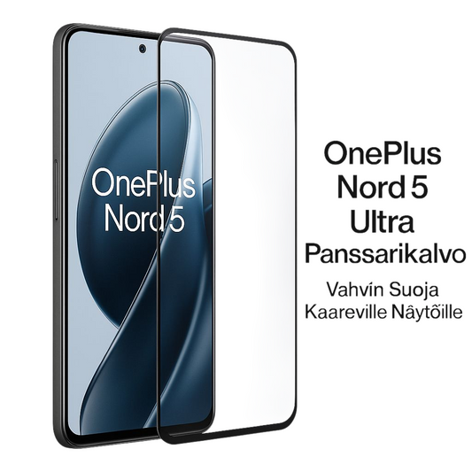 OnePlus Nord 5 Ultra panssarikalvo – vahvin suoja kaarevalle näytölle