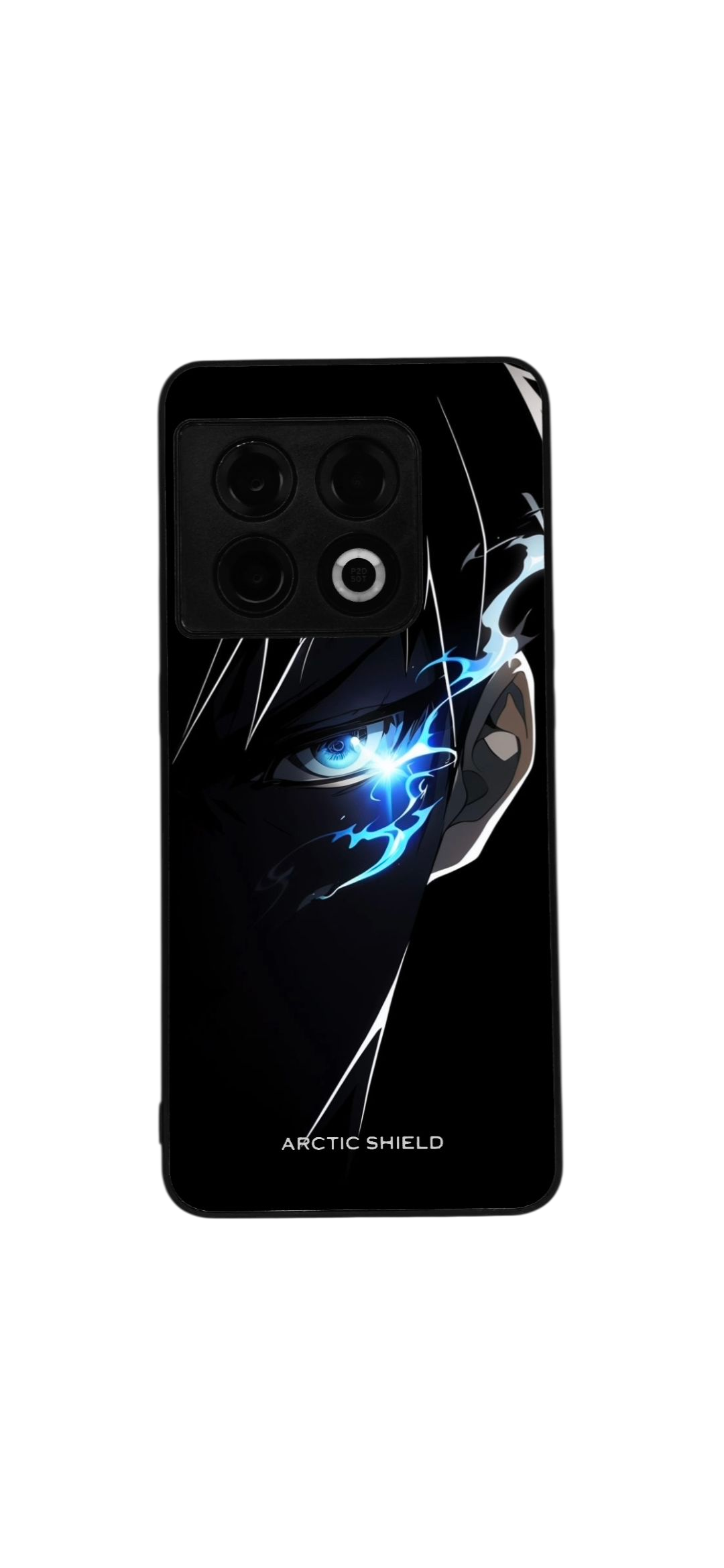 OnePlus Nord CE 3 Lite Arctic Shield -suojakuori – anime‑tyylinen sininen liekki
