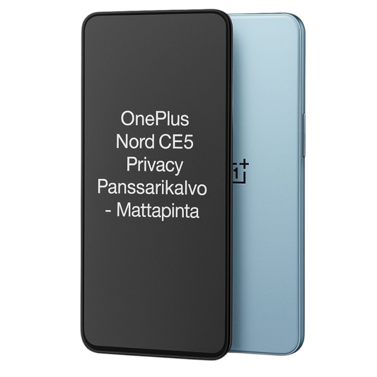 Privacy-mattapintainen panssarikalvo OnePlus Nord CE5 – suojaa yksityisyyttä ja poistaa heijastukset.