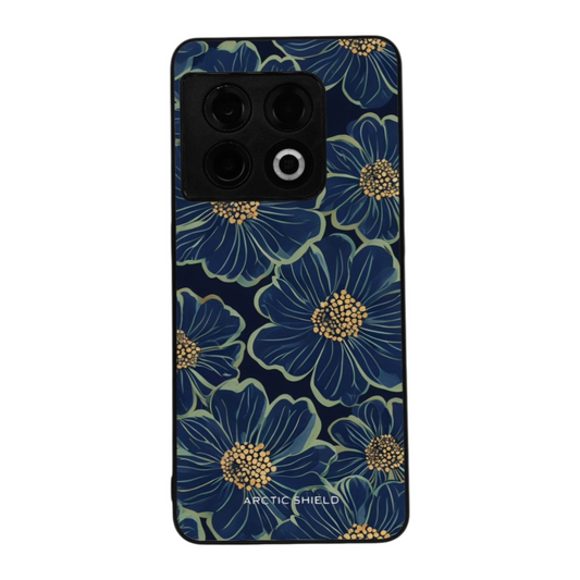 OnePlus Nord suojakuori Arctic Shield kukkakuosi – tumma kukkadesign