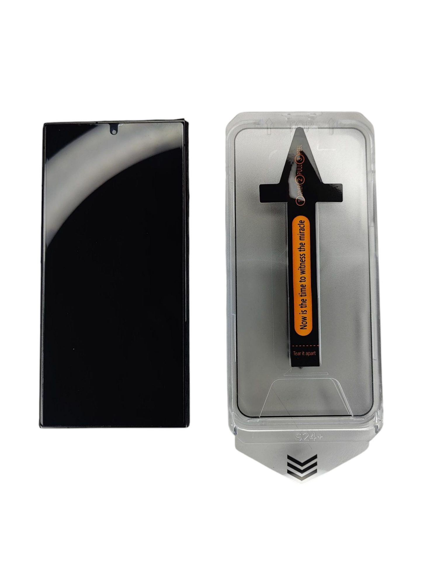 Samsung Galaxy S24 panssarilasi – asennuskehikko mukana
