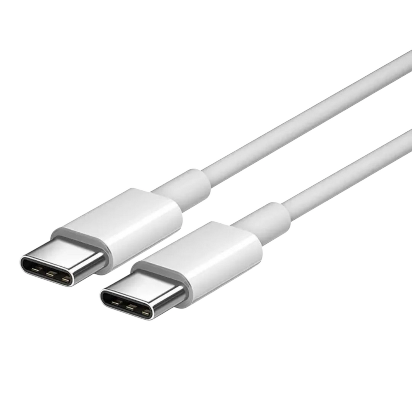 Valkoinen USB‑C pikalatauskaapeli 60W 1m