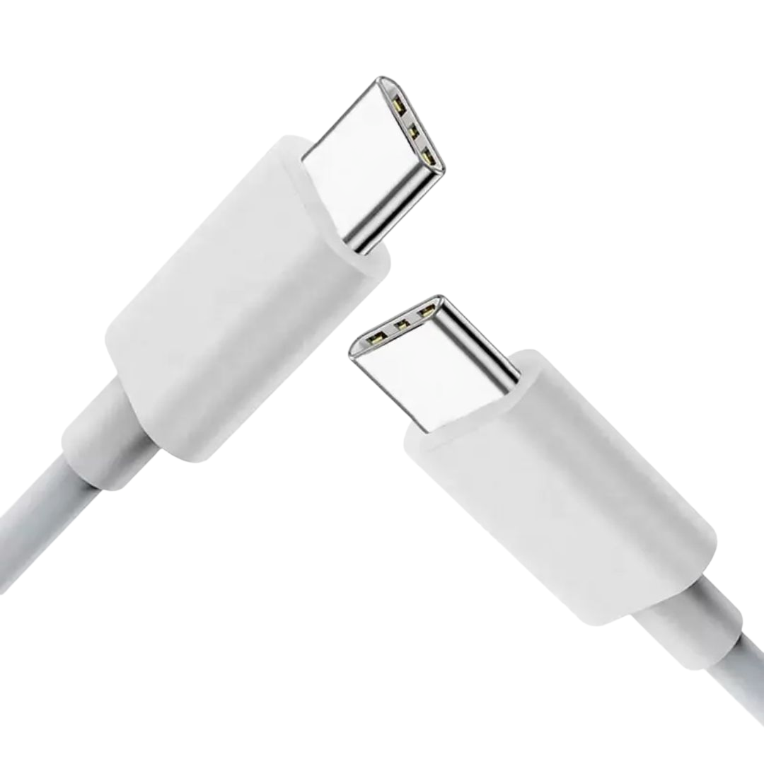 USB-C kaapeli kytketty kannettavaan ja puhelimeen