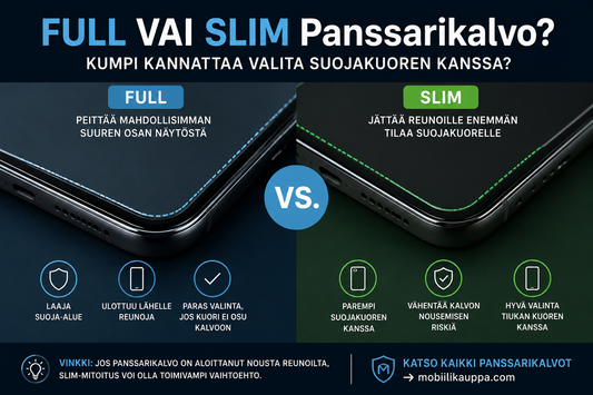 Full vai Slim panssarikalvo – erot ja valinta suojakuoren kanssa