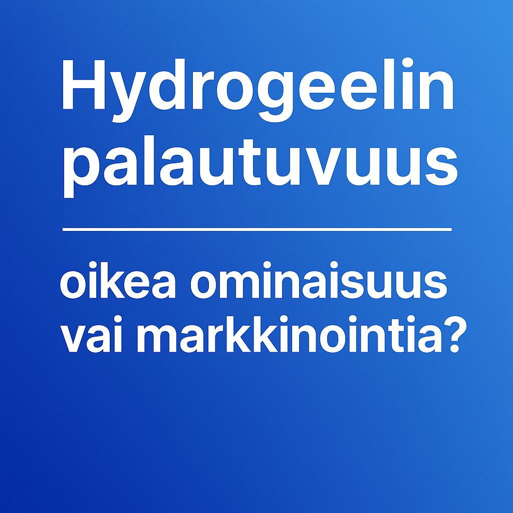 Hydrogeelipanssarikalvon palautuvuus selitettynä – miten itsekorjautuva pinta toimii ja milloin se ei toimi.