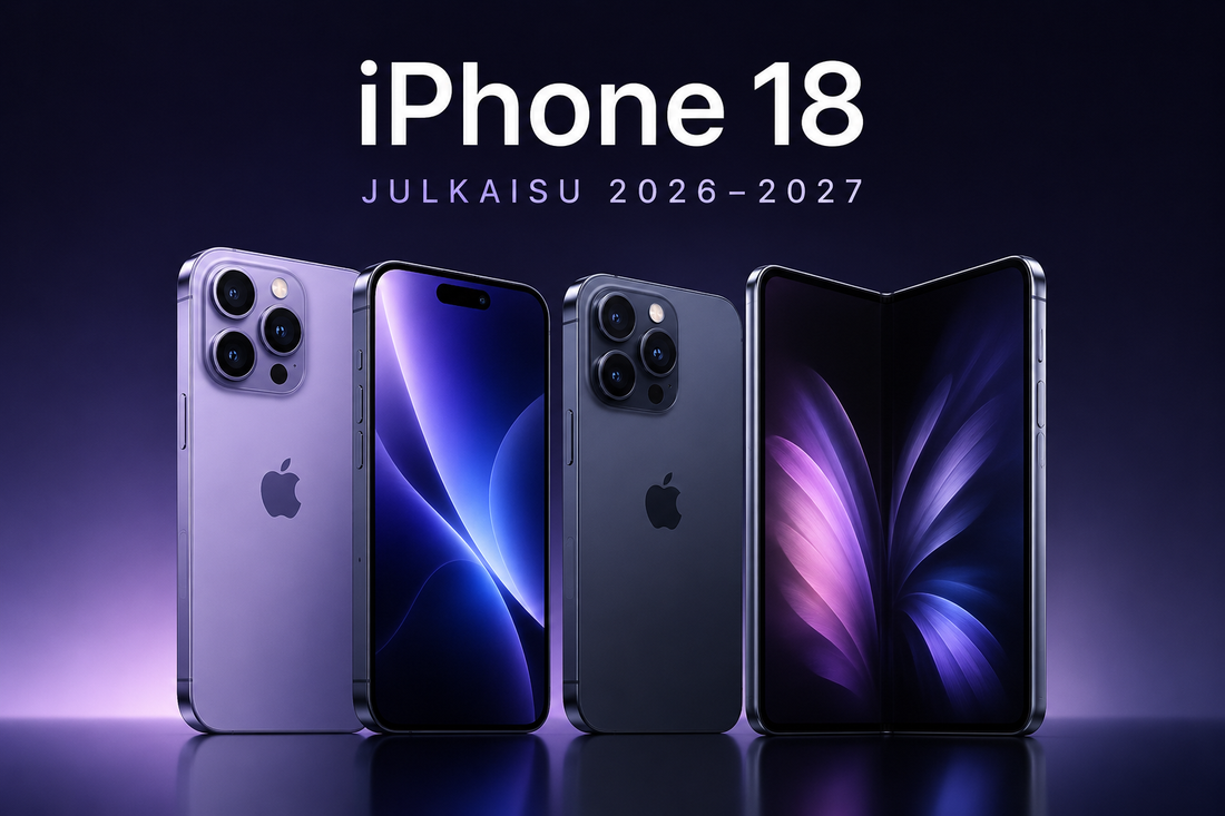 iPhone 18 -mallisto ja taittuva iPhone, julkaisu 2026–2027