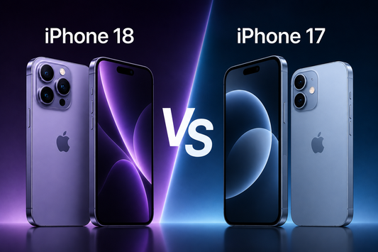 iPhone 18 ja iPhone 17 rinnakkain vertailussa