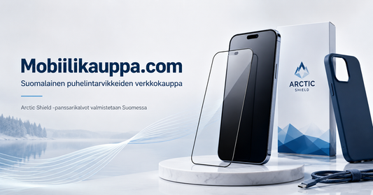 Mobiilikauppa.com suomalainen puhelintarvikkeiden verkkokauppa ja Suomessa valmistetut Arctic Shield -panssarikalvot