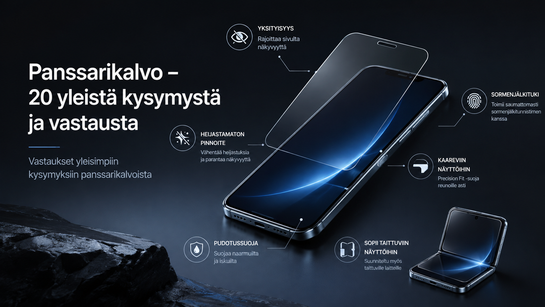 Panssarikalvo puhelimeen – 20 yleistä kysymystä ja vastausta panssarikalvoista