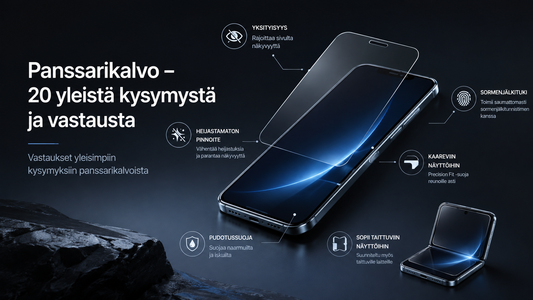 Panssarikalvo puhelimeen – 20 yleistä kysymystä ja vastausta panssarikalvoista