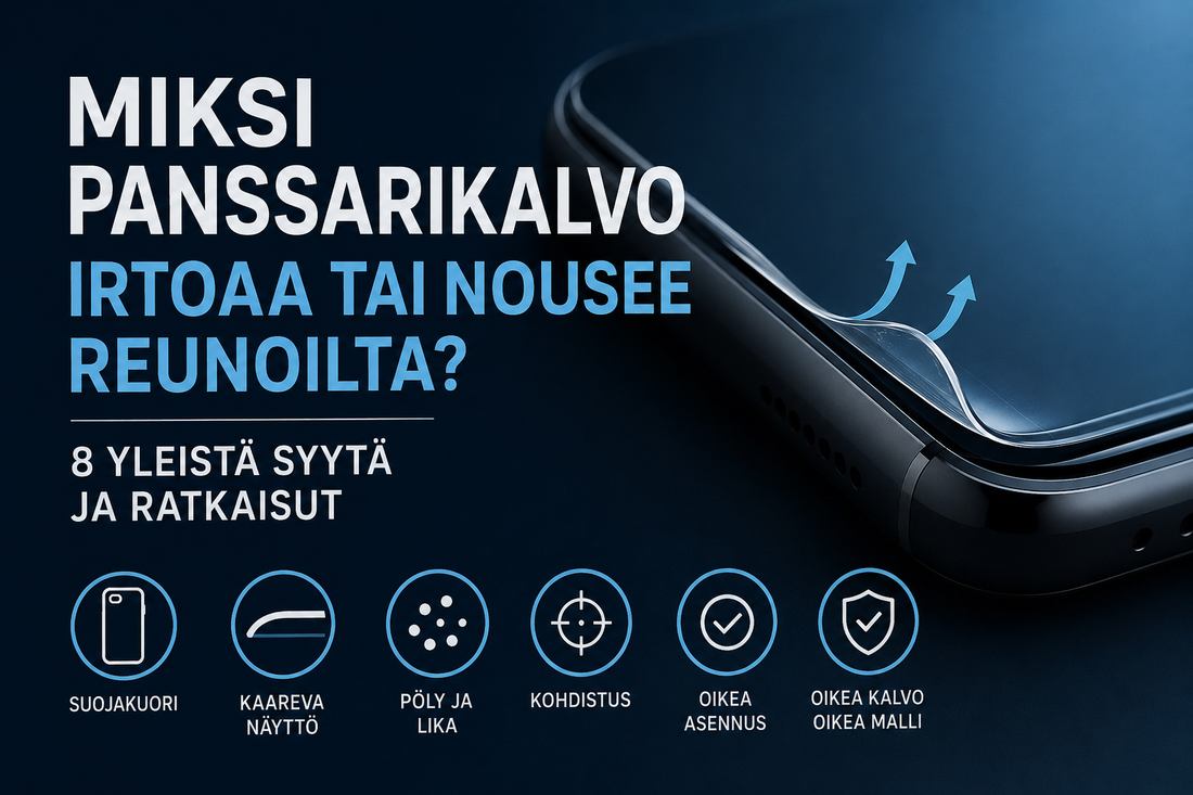 Panssarikalvo irtoaa tai nousee reunoilta – yleisimmät syyt ja ratkaisut
