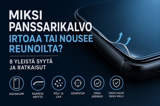 Panssarikalvo irtoaa tai nousee reunoilta – yleisimmät syyt ja ratkaisut